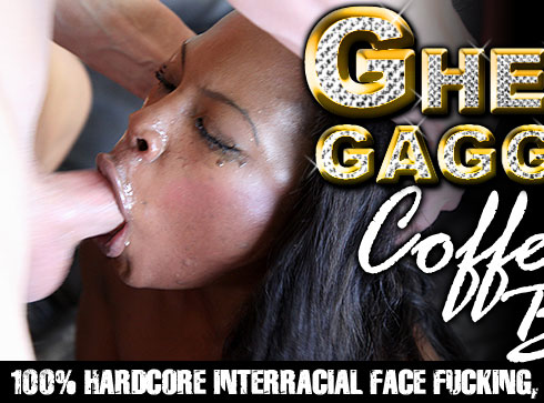 Coffee Brown Destroyed On Ghetto Gaggers